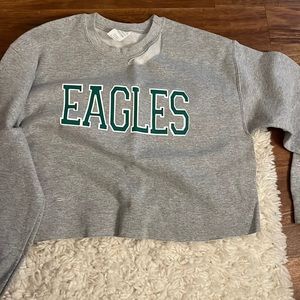 Gray EAGLES Crew Neck